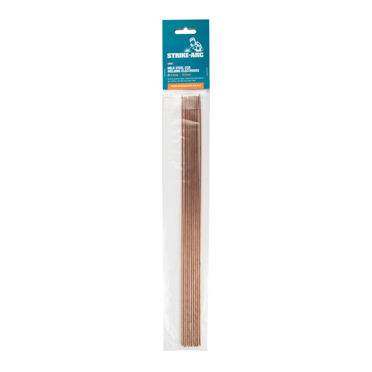 WELDING ROD MILD STEEL CCR 2.50MM 10 PACK
