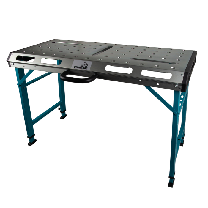 STRIKE-ARC FOLDABLE WELDING TABLE